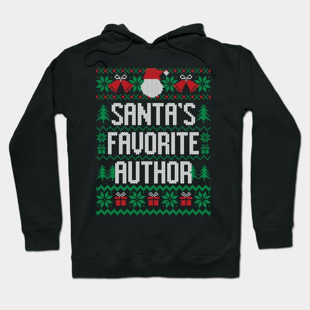 Santa's Favorite Author Hoodie by Saulene